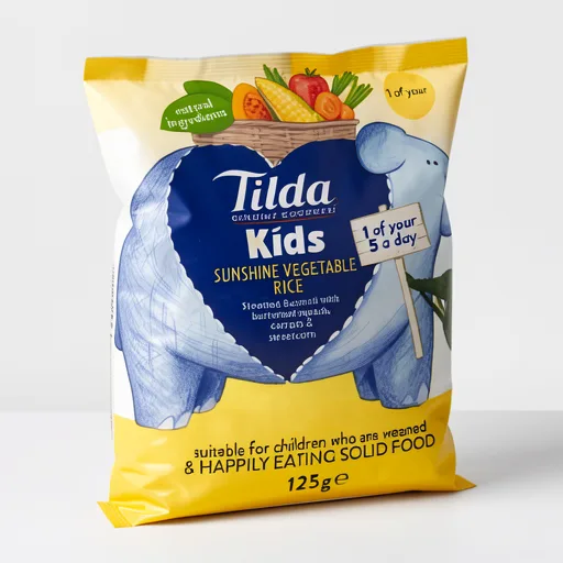 Tilda Kids Sunshine Vegetable Rice 125g