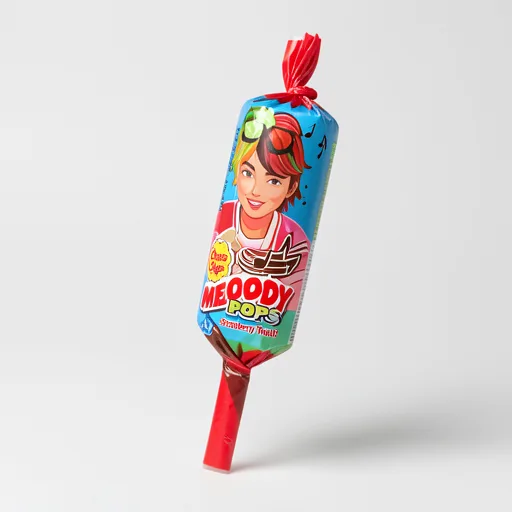 Chupa Chups Melody Pops Strawberry Flavour 15g
