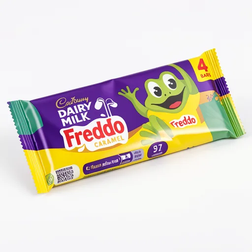 Cadbury Dairy Milk Caramel Freddo Chocolate Bar 4 Pack Multipack 78g (4 x 19.5g)