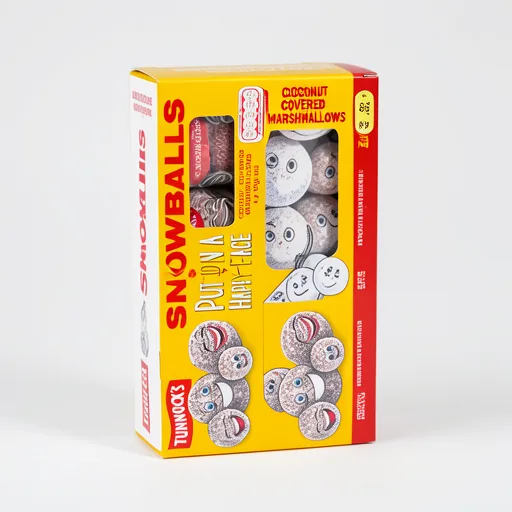Tunnock's Snowballs Coconut Covered Marshmallows 4 x 30g (120g)