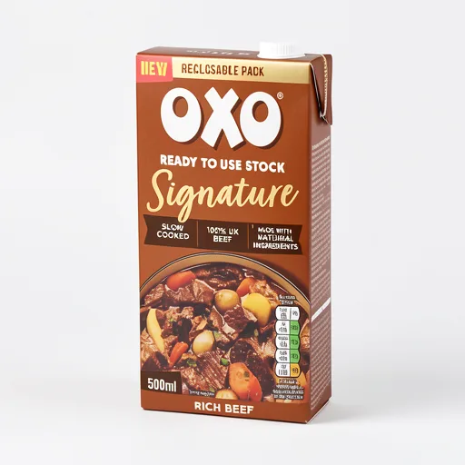 Oxo Ready to Use Stock Signature Rich Beef 500ml