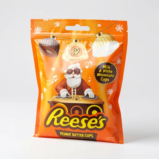 Reese's Peanut Butter Miniatures Milk & White Disco Lights 62g