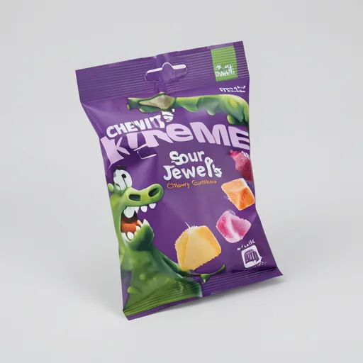 Chewits Xtreme Sour Jewels Chewy Gummies 125g