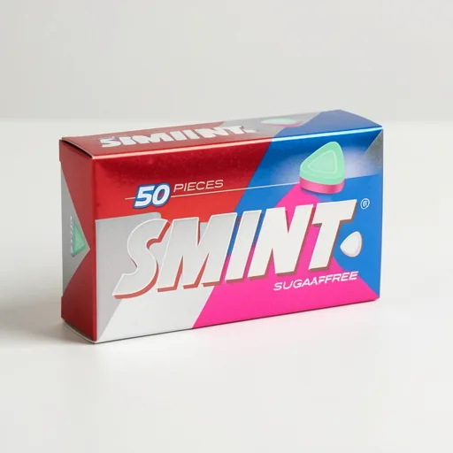 Smint XXL Sugarfree Strawberry Flavour 50 Pieces 35g