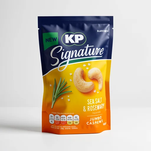 KP Signature Sea Salt and Rosemary Cashews 90g