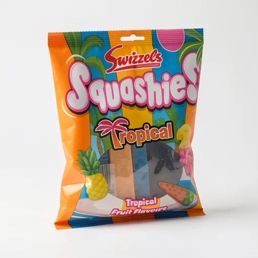 Swizzels Tropical Fruit Flavours Squashies 100g