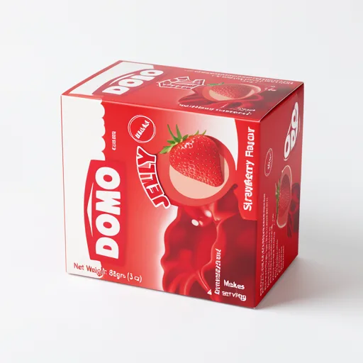 Domo Strawberry Flavor Jelly 85g
