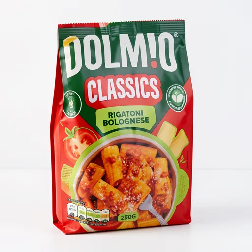 Dolmio Classics Rigatoni Bolognese Microwave Instant Pasta Meal 250g