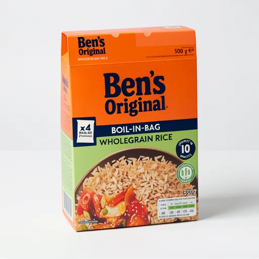 Ben's Original Boil In Bag Wholegrain Rice 4 x 125g
