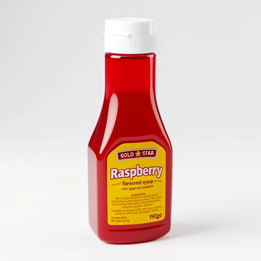 Gold Star Raspberry Flavoured Syrup 190g