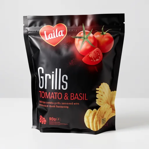 Laila Grills Tomato & Basil 80g