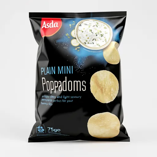 Laila Plain Mini Poppadoms 75g