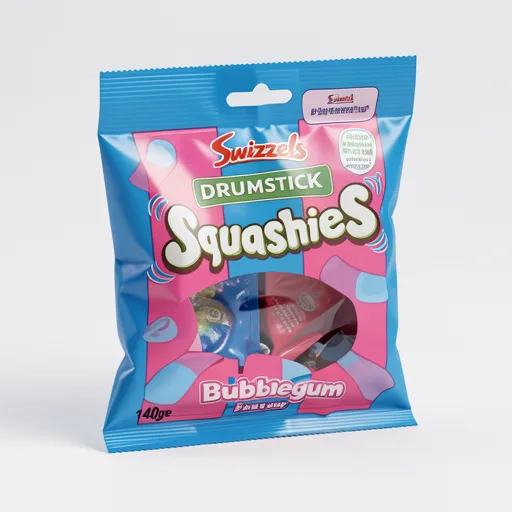 Swizzels Drumstick Squashies Bubblegum Flavour 140g