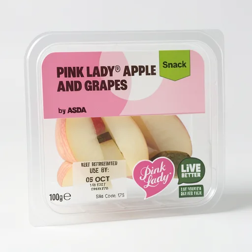 ASDA Pink Lady Apple and Grapes 100g