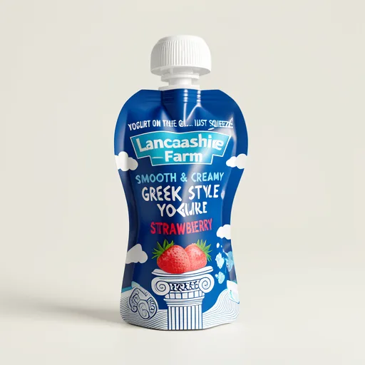 Lancashire Farm Greek Style Yogurt Strawberry 125g