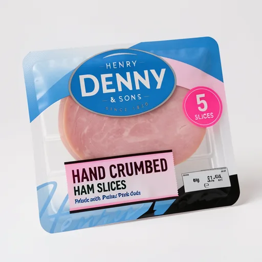 Henry Denny & Sons Hand Crumbed Ham Slices 80g