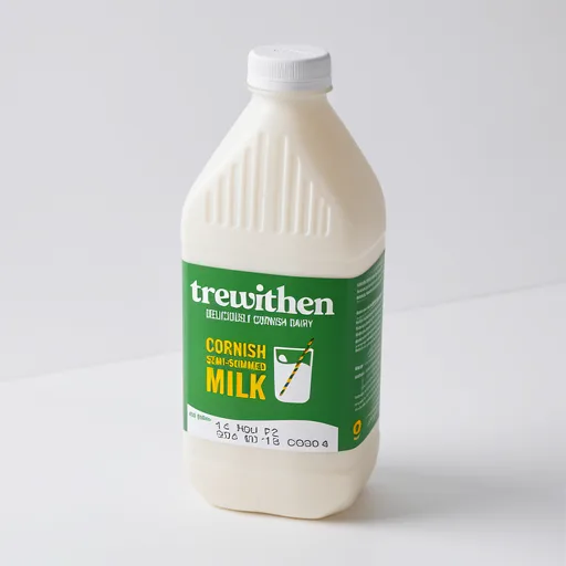 Trewithen Dairy Cornish Semi-Skimmed Milk 1 Litre
