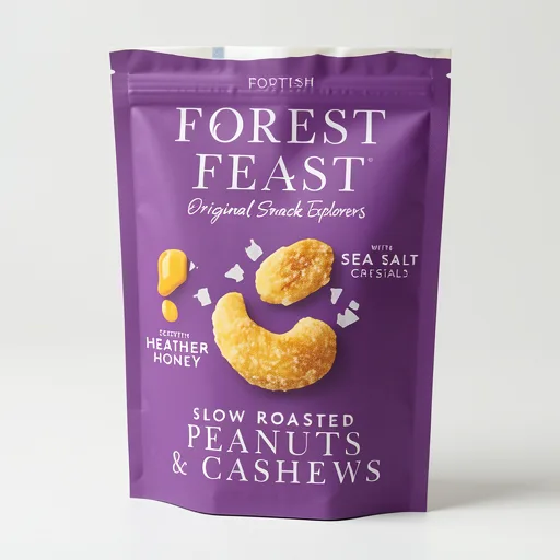 Forest Feast Slow Roasted Heather Honey Peanuts & Cashews 120g