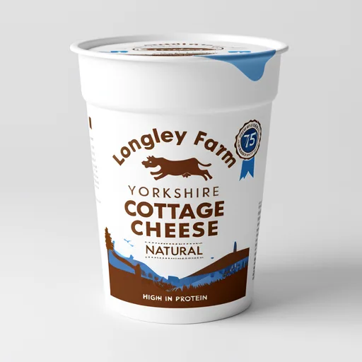Longley Farm Yorkshire Cottage Cheese Natural 250g