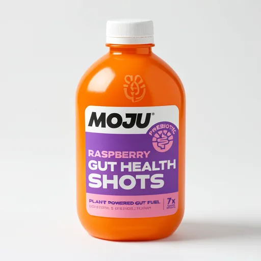 MOJU Prebiotic Raspberry Gut Health Shots 420ml