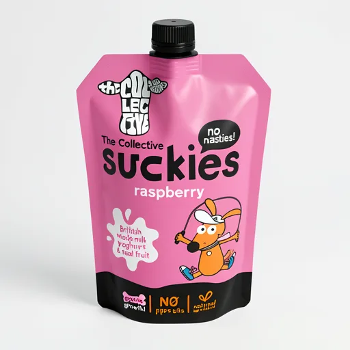 The Collective Suckies Raspberry Kids Yoghurt Pouch 90g