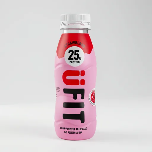 UFIT High Protein Milkshake Drink - Strawberry 330ml