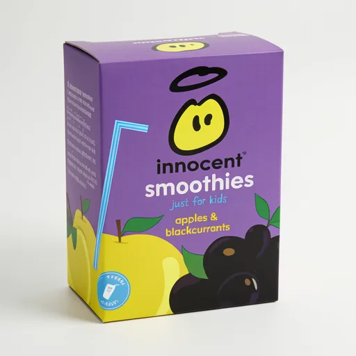 Innocent Kids Smoothies Apples & Blackcurrants 4 x 150ml