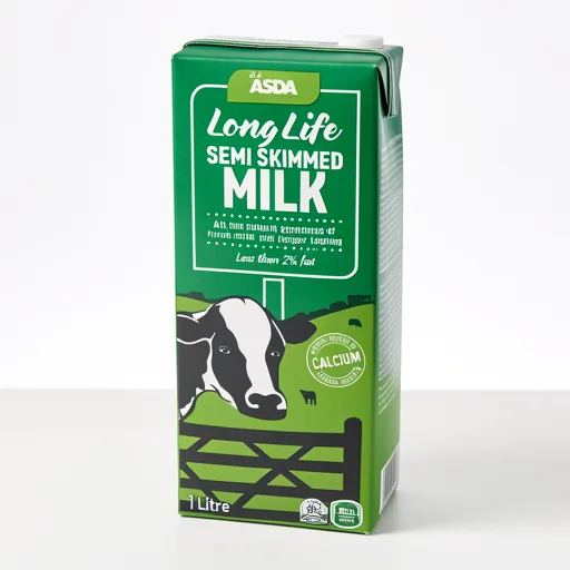 ASDA Long Life Semi Skimmed Milk 1 Litre