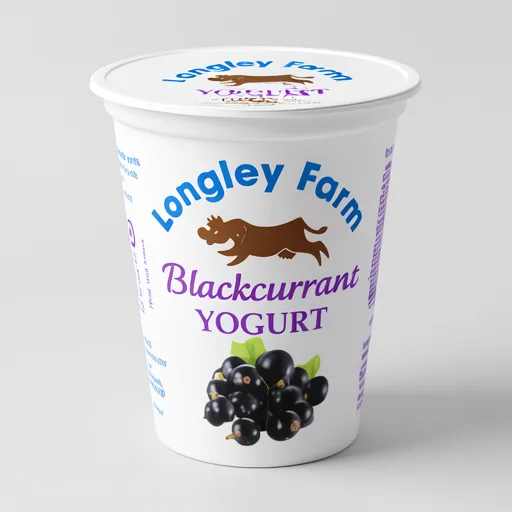 Longley Farm Blackcurrant Yogurt 150g
