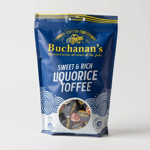 Buchanan's Sweet & Rich Liquorice Toffee 120g