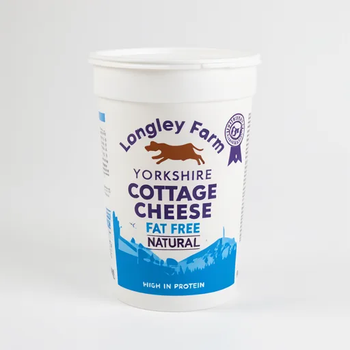 Longley Farm Yorkshire Fat Free Natural Cottage Cheese