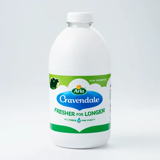 Cravendale Filtered Fresh Semi Skimmed Milk Fresher for Longer 1L