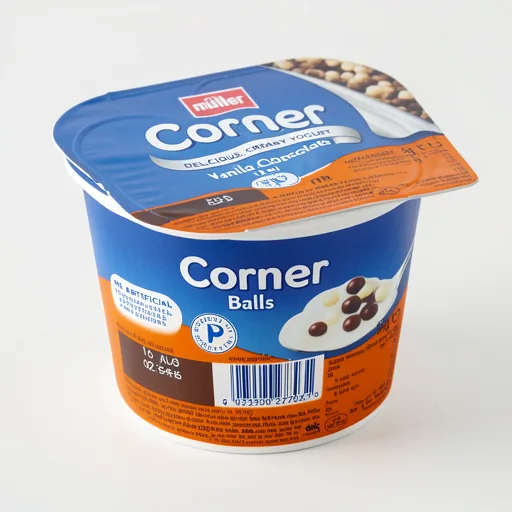 Muller Corner Vanilla Yogurt with Chocolate Balls
