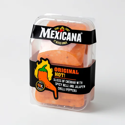 Mexicana Original Hot! Cheese Slices 160g