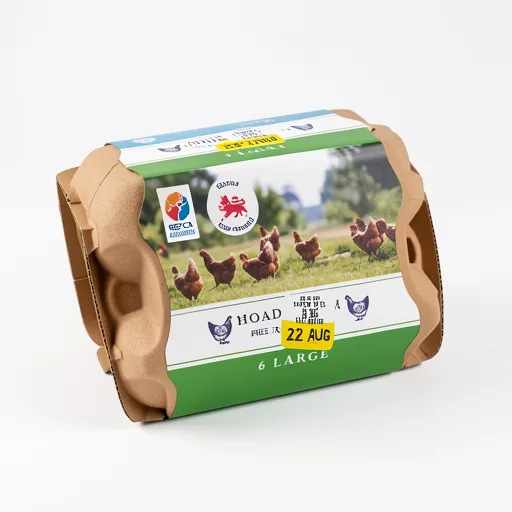 Hoads Farm 6 Large Free Range Eggs