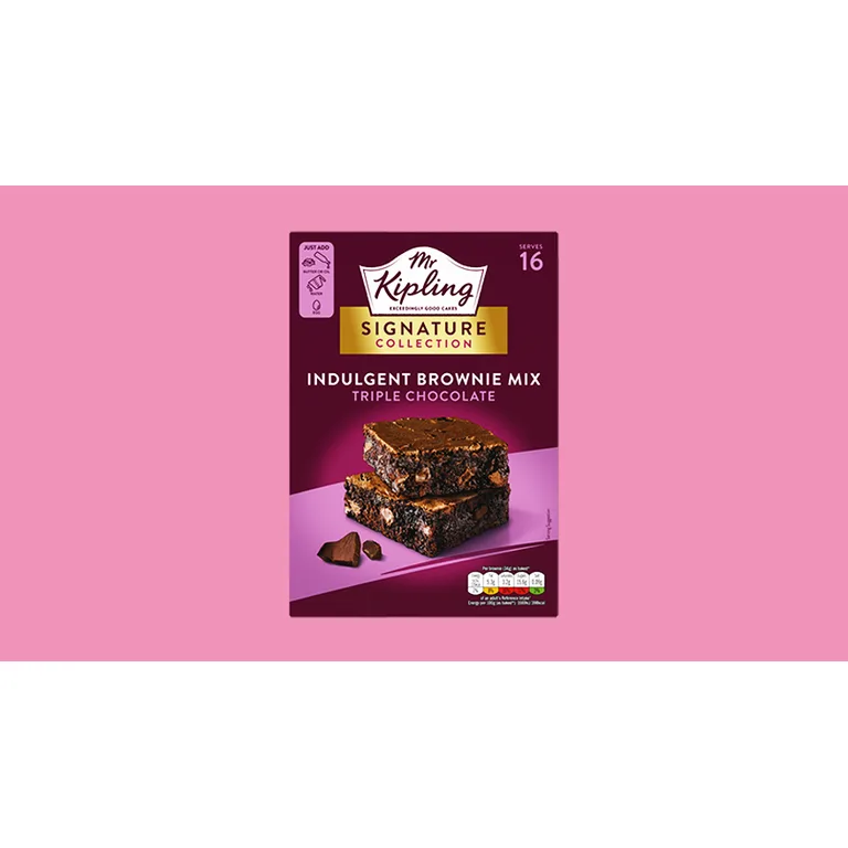 Mr Kipling Signature Triple Chocolate Brownie Cake mix