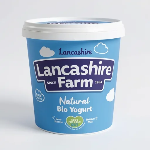 Lancashire Farm Natural Whole Milk Bio Yogurt 1kg