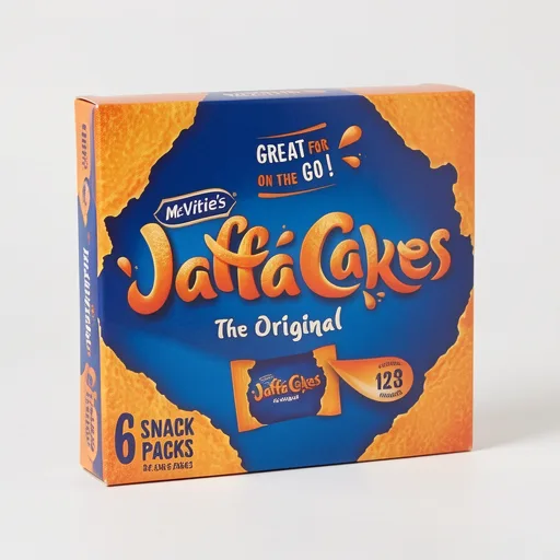 McVitie's Jaffa Cakes Original Chocolate Biscuits Snack Pack 6 x 3 Cakes, 198g