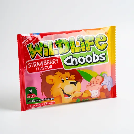 Wildlife Choobs Kids Strawberry Yoghurt Tubes 6x37g
