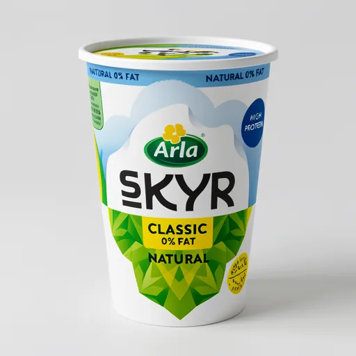 Arla Skyr Skyr High Protein Natural Icelandic Style Yogurt 450g