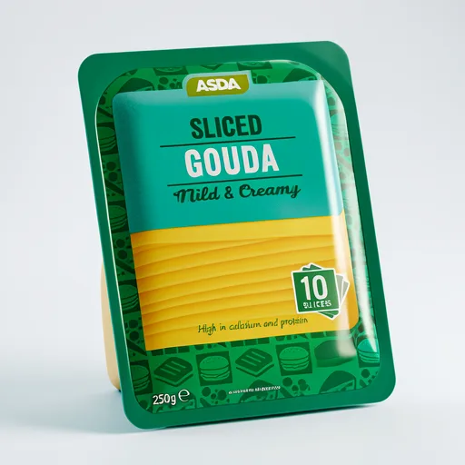 ASDA 10 Dutch Gouda Sliced 250g