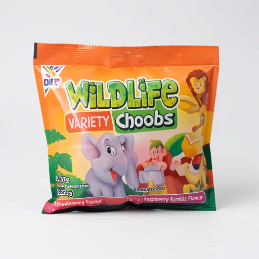 Wildlife Choobs Kids Strawberry, Raspberry & Apricot Yoghurt Tubes 6 x 37g