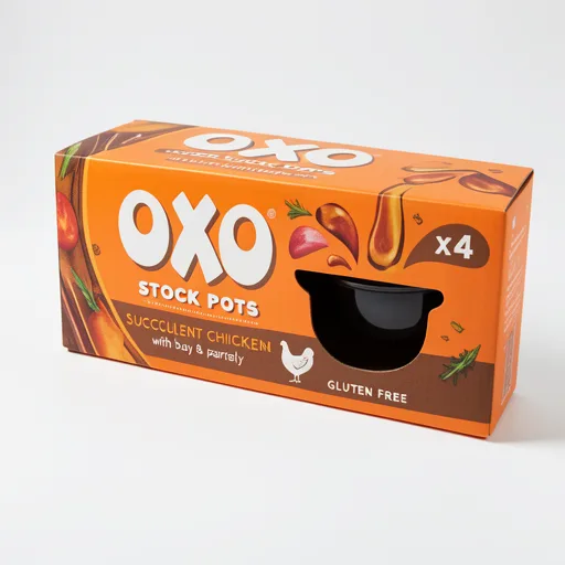 Oxo Oxo Succulent Chicken Stock Pots 4 x 20g