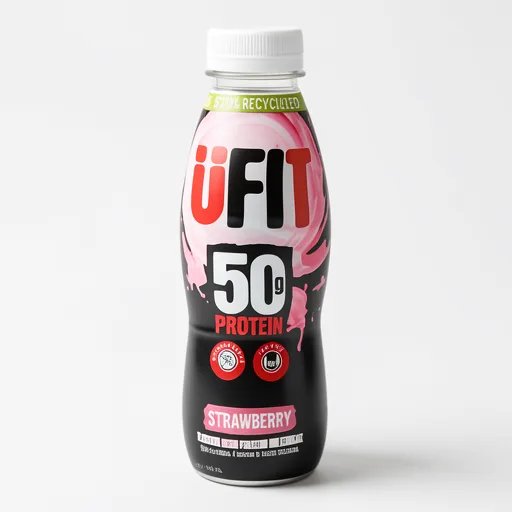 UFIT Strawberry High-Protein Milkshake 500ml