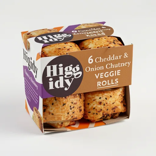 Higgidy Cheddar & Caramelised Onion Chutney Rolls 160g