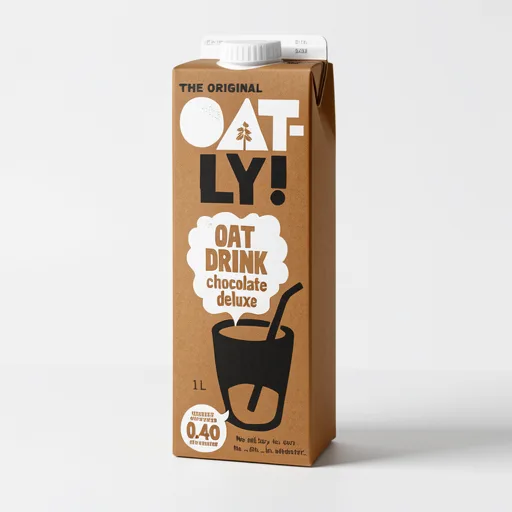 Oatly Oat Drink Chocolate Deluxe Chilled 1L