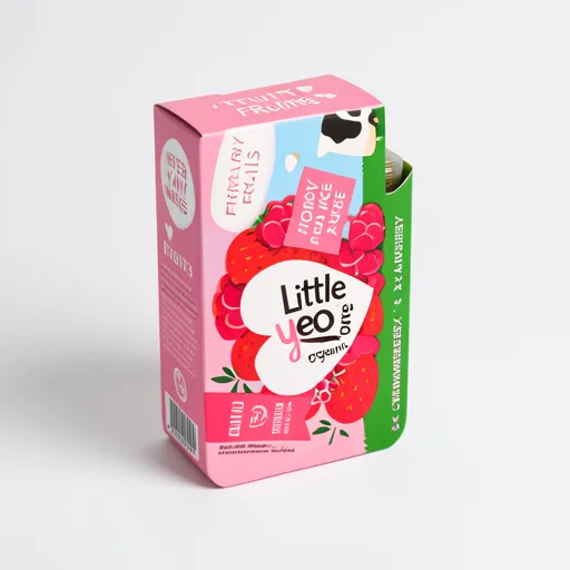 Yeo Valley Organic Kids' Strawberry & Raspberry Whole Milk Yogurt 6 x 45g