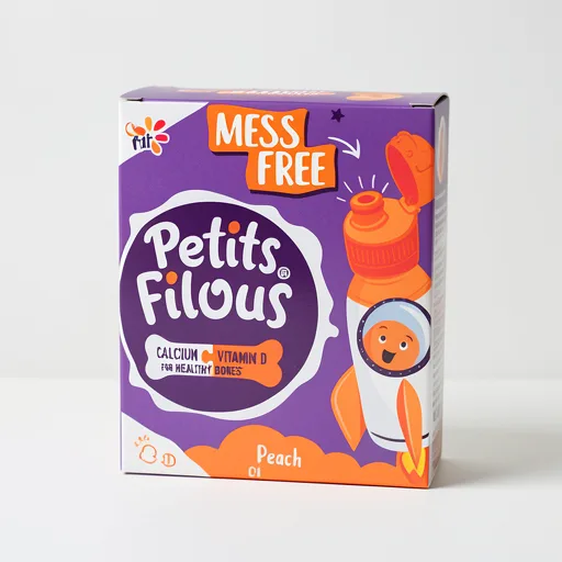 Petits Filous Peach Flavour Drinking Yoghurt 4 x 100g (400g)
