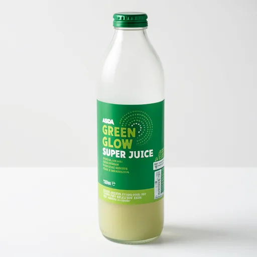 ASDA Green Glow Apple, Pear, Cucumber, Matcha Green Tea & Spirulina Super Juice 750ml
