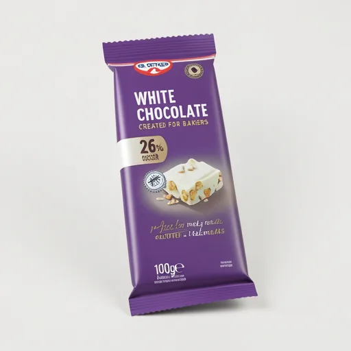 Dr Oetker White Chocolate Bar 100g